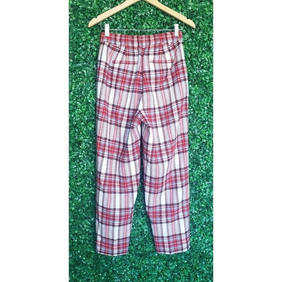 4. J.Crew Tapered-leg wool pant in vintage plaid - Picture 5 of 6